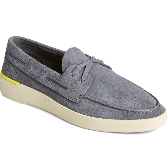 Sperry Other - John Legend for Sperry Grey Suede Boat Shoes in Gunmetal, Size 13